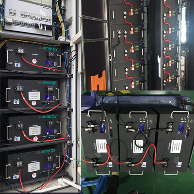 태양 저장을 위해 가지고 다닐 수 있는 5.12Kwh BMS LiFePO4 리튬 배터리