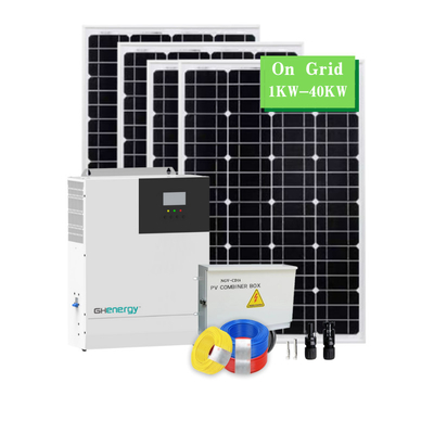 주택을 위한 멀티신 하이브리드 솔라 시스템 울트라 휴대용 5KW 10KW 20KW