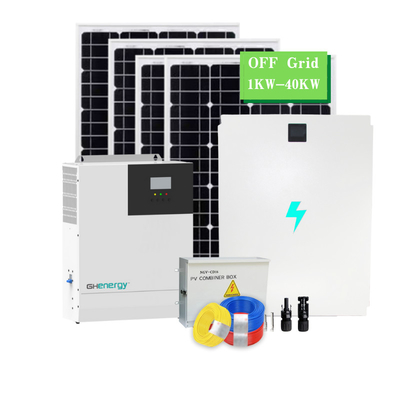 주택을 위한 멀티신 하이브리드 솔라 시스템 울트라 휴대용 5KW 10KW 20KW