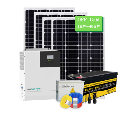 주택을 위한 멀티신 하이브리드 솔라 시스템 울트라 휴대용 5KW 10KW 20KW