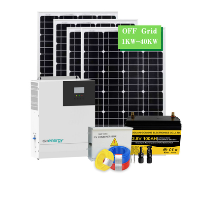 실용적인 계속할 수 있는 MPPT 1500W 주거 태양열발전시스템