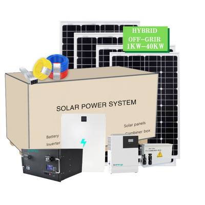 7KW 10KW 하이브리드 태양열발전시스템, 전력망 오프 그리드 태양계 위의 TUV