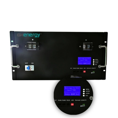 BMS 울트라 휴대용 리튬 건전지 팩, 오래가는 48V 50Ah 리튬 이온 전지