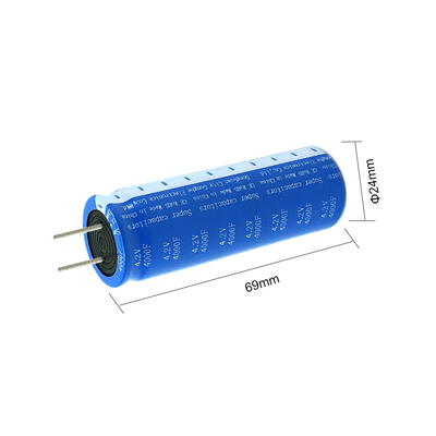 광선 유형을 가진 가정용품 Supercapacitor 에너지 축전지 4.2V 4000F