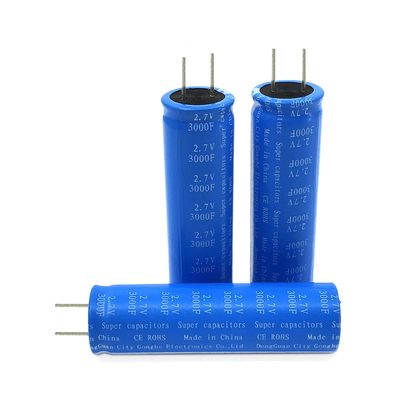 EV 가지고 다닐 수 있는 슈퍼 커패시터 배터리 3000F 2.7V 18x65Mm 다목적