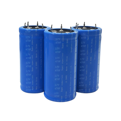 IP30 고전력 슈퍼 커패시터 배터리 2.7V 470F 35x62Mm 0.45Wh