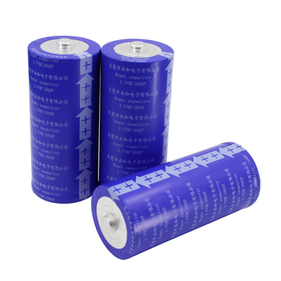 60x136mm 슈퍼 커패시터 배터리 2.7V 3000F 어떤 폭발 실습