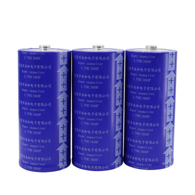 60x136mm 슈퍼 커패시터 배터리 2.7V 3000F 어떤 폭발 실습