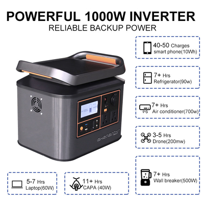 야영하는 것을 위해 실용적인 500W 1000W 가지고 다닐 수 있는 태양 발전소